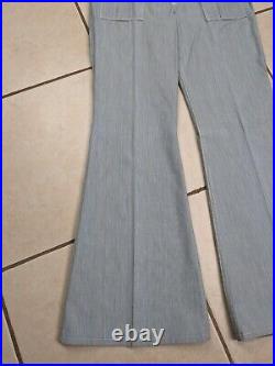 Vtg 60s 70s Wrangler Women's Bell Bottom Flare Jeans Juniors 13 Blue 32x31 USA