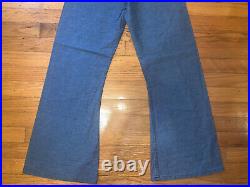 Vtg 70s bell bottom Jeans Hippie Cheap Jeans MINT Vintage But New Sz 28